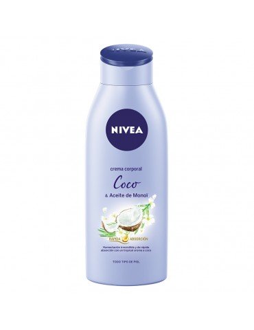 CREMA NIVEA MILK COCO & ACEITE DE MONOI 200ML     X/12