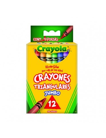 CRAYON CRAYOLA JUMBO TRIANGULAR C/12PZ    X/72