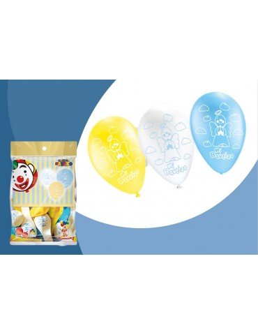 GLOBO IMPRESO 9 MI BAUTIZO C/10PZ     X/10 ***