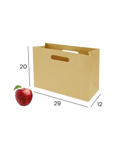 BOLSA CALTOM KRAFT TROQUELADA BOUTIQUE CHICA PZ 27D30     X/360