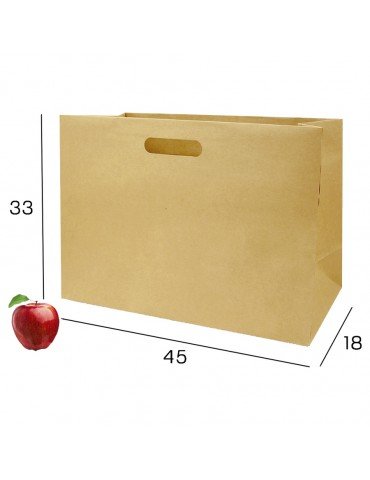 BOLSA CALTOM KRAFT TROQUELADA BOUTIQUE GRANDE PZ      X/120