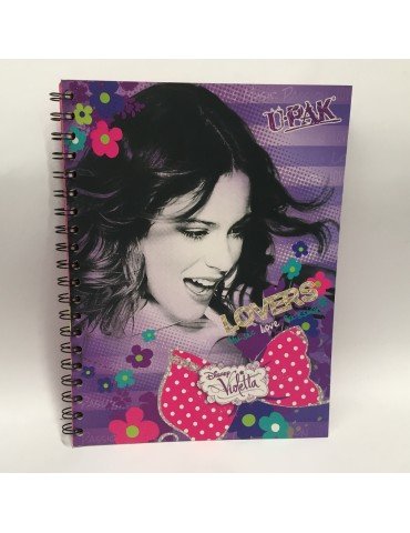 CUADERNO DIPAK PROF. GLADIADOR VIOLETA 5MM     X/24