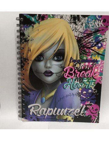 CUADERNO DIPAK PROF. COMBATE ZOMBIE DOLLS 5MM     X/24***