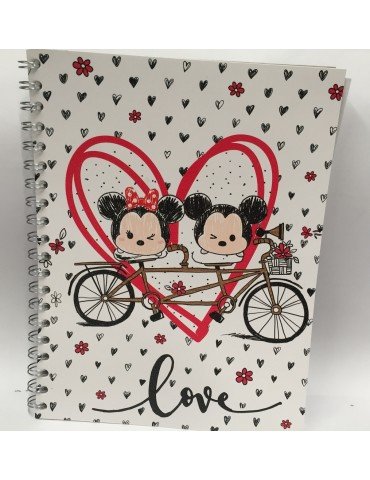 CUADERNO DIPAK PROF. GLADIADOR LOVE TSUMTSUM 5MM       X/24