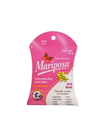SOBRE CRISTAL MARIPOSA ROSA  616   X/100