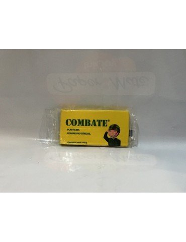 PLASTILINA COMBATE AMARILLA BARRA     X/100