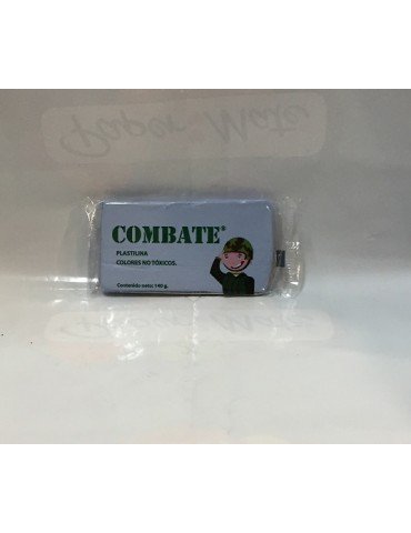 PLASTILINA COMBATE AZUL CLARO BARRA     X/100