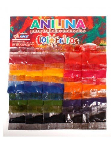 ANILINA VEGETAL COLORIM C/25PZ SURT     X/100