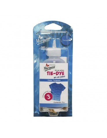 KIT DE TEÑIDO MARIPOSA TIE-DYE TURQUEZA 6GRS     X/15