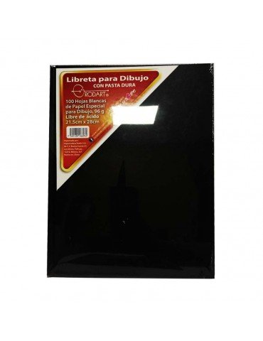 CUADERNO RODART P/DURA COSIDO DE DIBUJO 96HJS     X/20