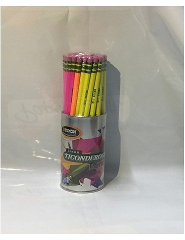 LAPIZ TICONDEROGA NEON TRENDY BOTE C/50Pz     X/12