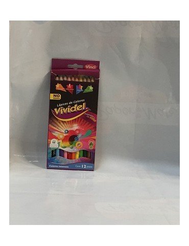 COLORES VIVIDEL 12 LARGOS PUNTA 4MM 48609     X/96