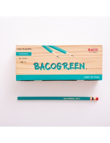 LAPIZ BACOGREEN GRAFITO BG50 C/50PZ