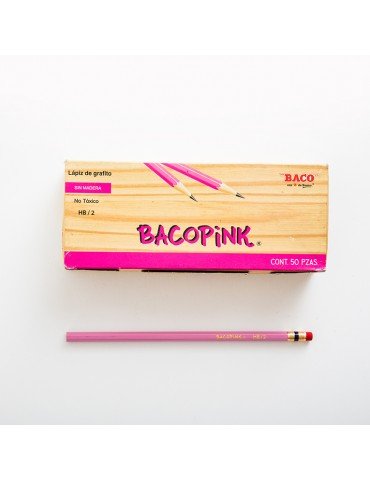 LAPIZ BACOPINK GRAFITO BP50 C/50PZ
