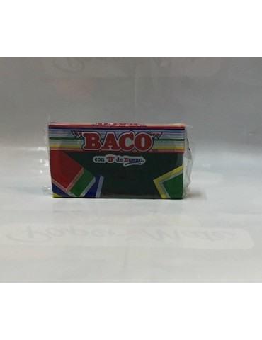 PLASTILINA BACO BARRA VERDE OBSCURO 62      X/100