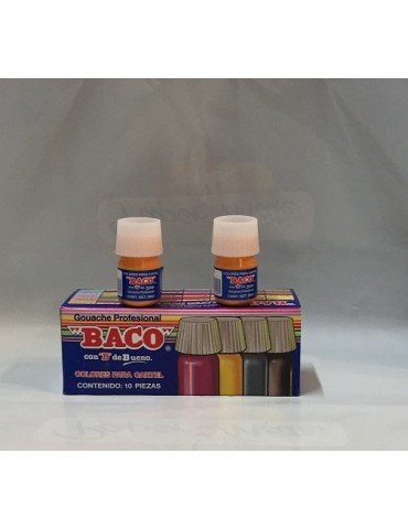 PINTURA BACO AMARILLO MEDIO 51 C/10PZ     X/20