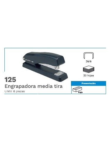 ENGRAPADORA BARRILITO MEDIA TIRA 125   S/6    X/24