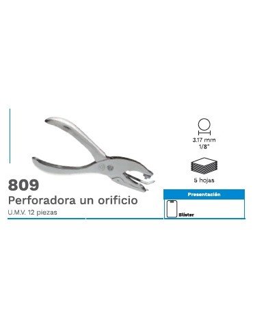 PERFORADORA BARRILITO ORIFICIO 1/8 MOD.0809     X/24