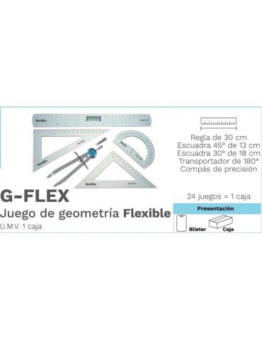 JUEGO GEOMETRICO BARRILITO G-FLEX     X/72