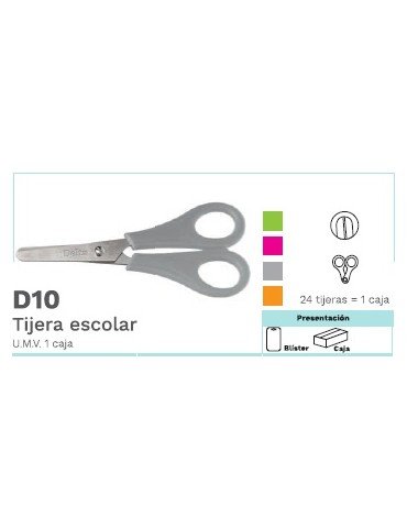 TIJERA DELTA ESCOLAR D-10  X/288