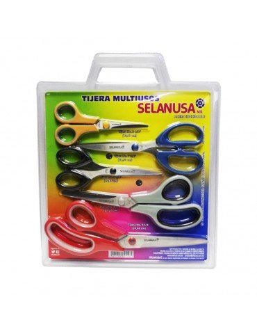 TIJERA SELANUSA MULTIUSOS C/5PZ     X/48