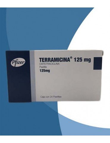 TERRAMICINA TROCISCO 125 MG. C/24 TAB     X/117