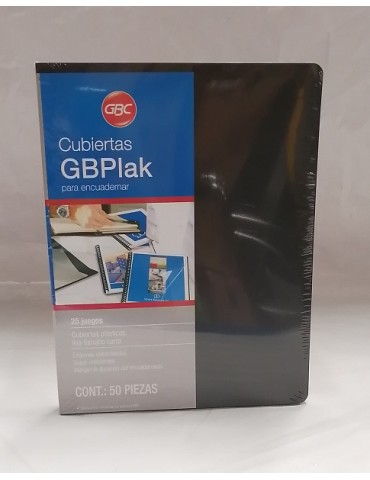 PASTA P/ENCUADERNAR ACCO T/CARTA NEGRO C/50PZ P3562  X/10