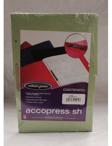 FOLDER C/BROCHE ACCO WILSONJONES T/OF VDE CLA  C/10PZ     X/14