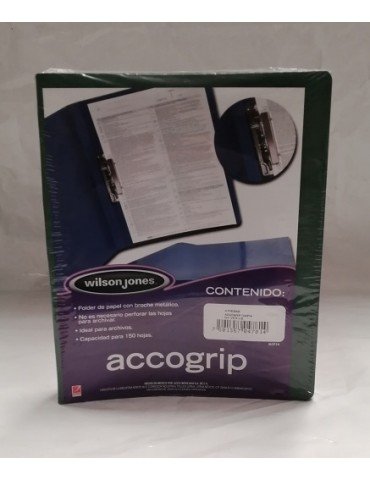 FOLDER C/PALANCA ACCO WILSON T/C VDE OBS C/4PZ P3914 X/12