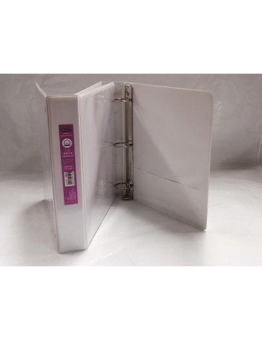 CARPETA ACCO WILSONJONES BLANCA 1 1/2" ARILLO "O"  P7148     X/12