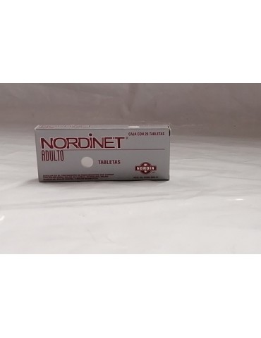 NORDINET ADULTO C/20TABLETAS     X/200