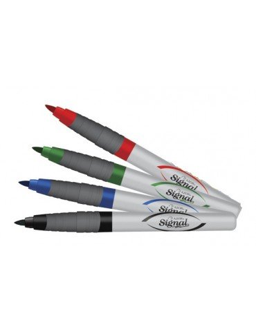 MARCADOR SIGNAL AZOR FINO NEGRO C/12PZ       X/12