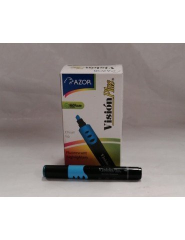 MARCATEXTO VISION PLUS AZUL C/12PZ     X/12
