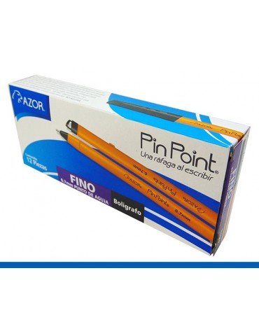 BOL. AZOR FINO 0.7MM NEGRO C/12Pz 6820       X/30