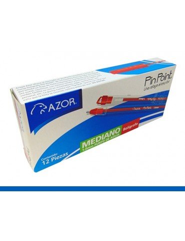 BOL. AZOR MEDIANO 1.0MM ROJO C/12 6830           X/30