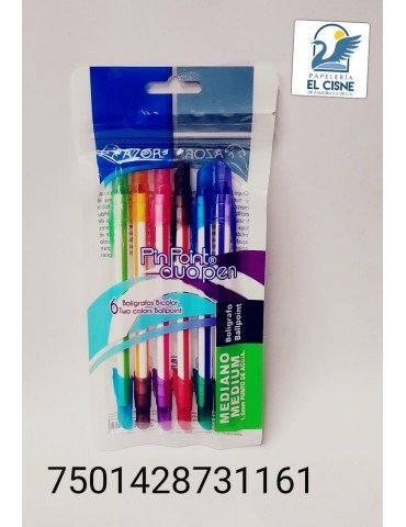 BOL. AZOR PIN POINT DUO PEN C/6Pz 6876 X/24