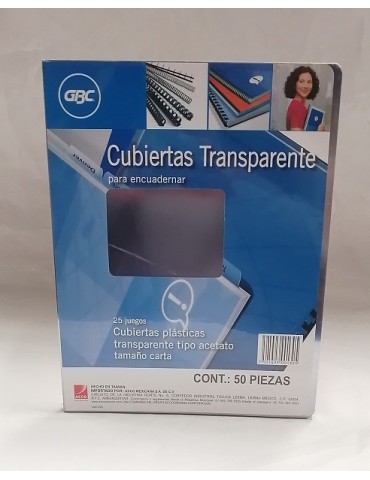 PASTA P/ENCUADERNAR ACCO T/CARTA T/ACETATO C/50PZ M100305  X/10