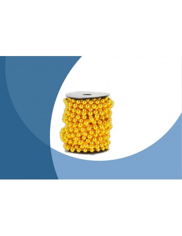 PERLAS MET. SEDERIA EN ROLLO ORO 9.14MTS 8