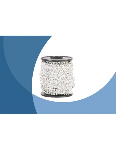 PERLAS MET. SEDERIA EN ROLLO PLATA 9.14MTS 8
