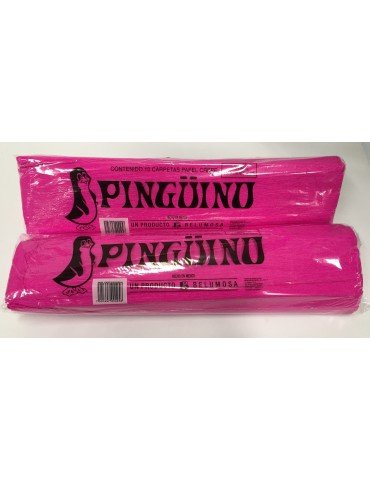 PAPEL CREPE PINGUINO BUGAMBILIA C/10     X/25