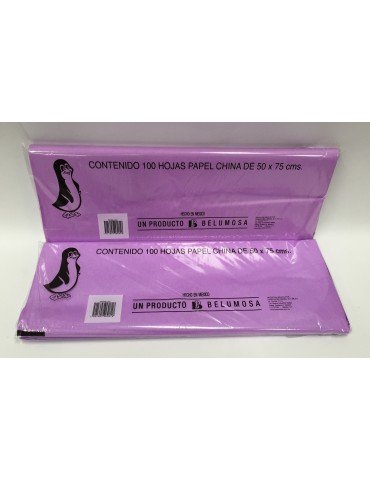 PAPEL CHINA LILA C/100     X/10