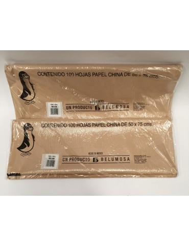PAPEL CHINA BEIGE C/100     X/10