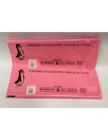 PAPEL CHINA CORAL C/100      X/10