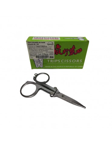 TIJERA PLEGADIZA METAL SEDERIA 201 BLC/12PZ