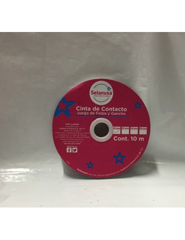 CIERRE CONTACTEL SELANUSA 20MM BLANCO 10MTS    X/60