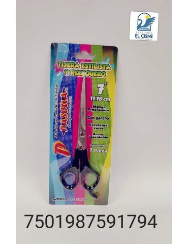 TIJERA P/PELUQUERO PASCUA BLC/1PZ PELU001     X/480