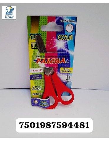 TIJERA PASCUA ESCOLAR P/ZURDO P/ROMANA C/1PZ ESZ051     X/480