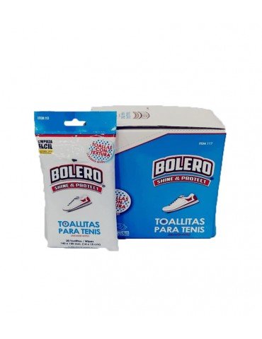 TOALLAS BOLERO P/CALZADO C/20PZ 117     X/12