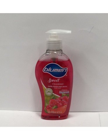 JABON LIQUIDO BLUMEN CRANBERRY 221ML       X/12