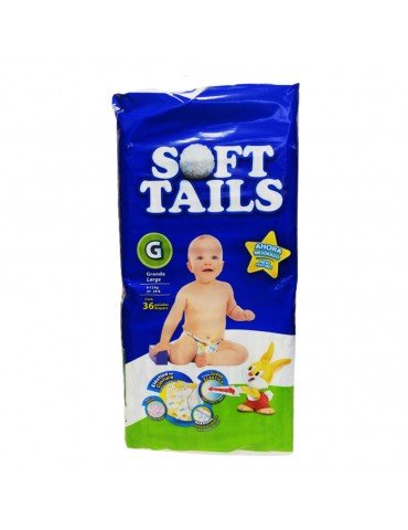 PAÑALES SOFT TAILS GRANDE C/36PZ      X/4